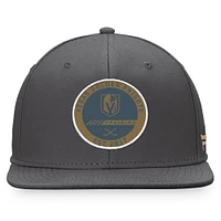 Men's Fanatics Black Vegas Golden Knights 2022 Training Camp - Authentic Pro Snapback Hat