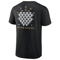 Men's Fanatics  Black Vegas Golden Knights 2023 Stanley Cup Champions Jersey Roster T-Shirt