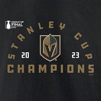 Men's Fanatics  Black Vegas Golden Knights 2023 Stanley Cup Champions Jersey Roster T-Shirt