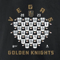 T-shirt Fanatics Black Vegas Golden Knights 2023 des champions de la Coupe Stanley pour hommes