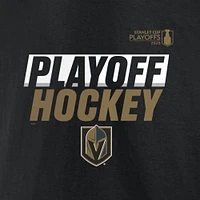 T-shirt Fanatics pour homme, noir, Vegas Golden Knights, éliminatoires de la Coupe Stanley 2025