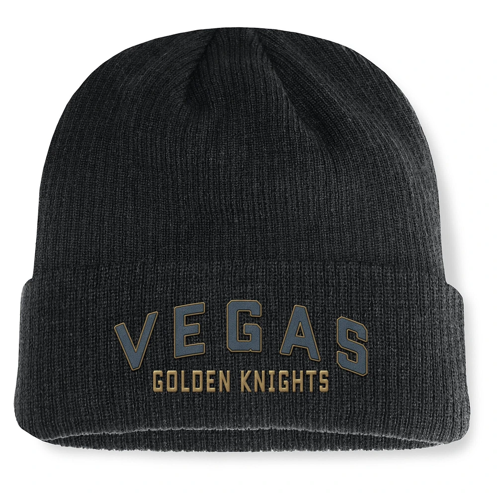 Men's Fanatics Black Vegas Golden Knights Andee Cuffed Beanie