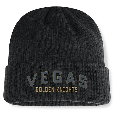 Bonnet à revers Andee Vegas Golden Knights noir Fanatics pour hommes