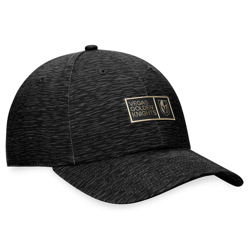 Men's Fanatics  Black Vegas Golden Knights Authentic Pro Road Adjustable Hat