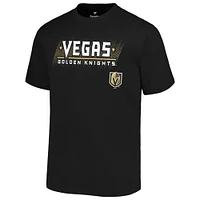 Men's Fanatics Black Vegas Golden Knights Big & Tall Wordmark T-Shirt