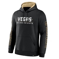 Men's Fanatics Black Vegas Golden Knights Big City Legacy Fleece Pullover Hoodie