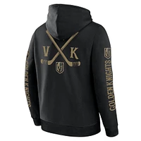 Men's Fanatics Black Vegas Golden Knights Big City Legacy Fleece Pullover Hoodie