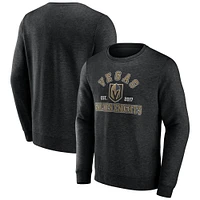 Men's Fanatics Black Vegas Golden Knights Classic Arch Pullover Sweatshirt