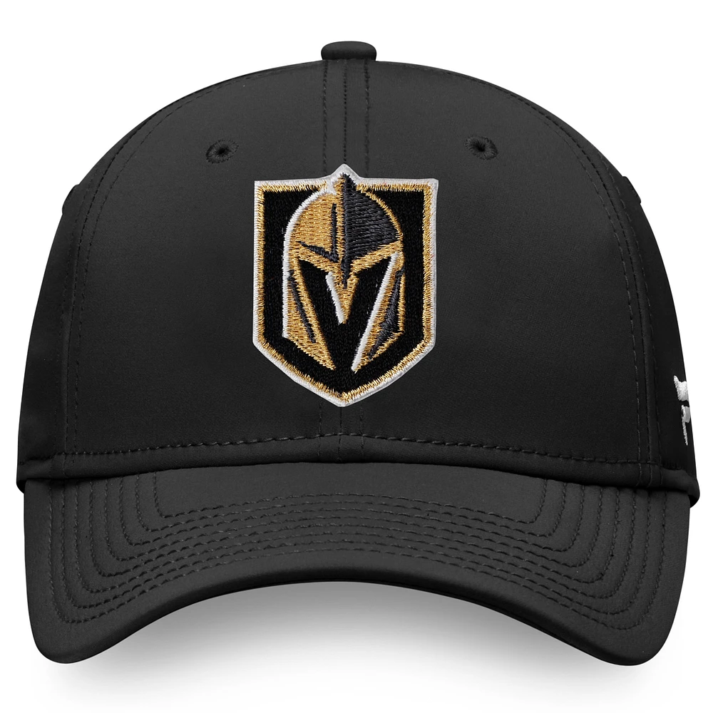 Men's Fanatics  Black Vegas Golden Knights Core Speed Flex Hat