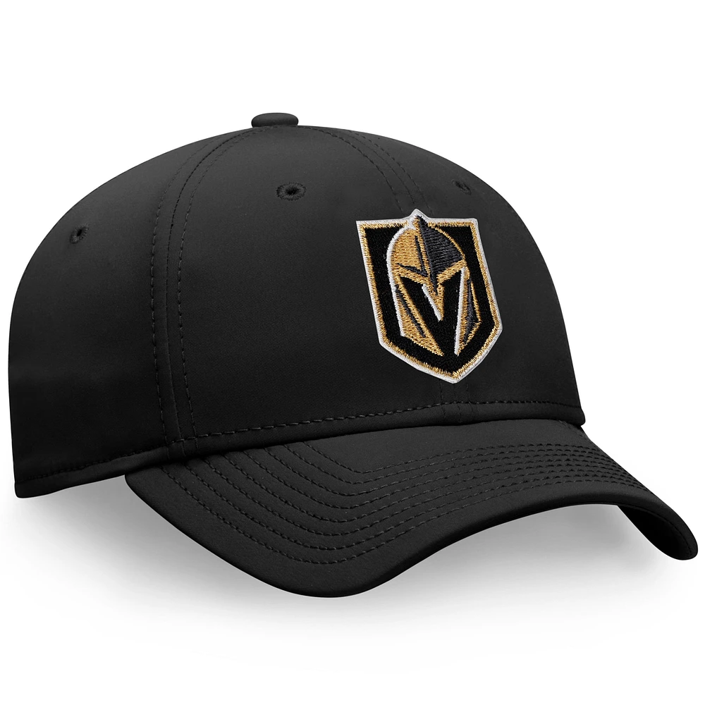 Men's Fanatics  Black Vegas Golden Knights Core Speed Flex Hat