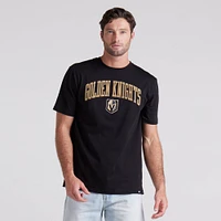 T-shirt Pima surélevé pour hommes Fanatics Black Vegas Golden Knights