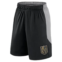 Short noir Fanatics Vegas Golden Knights Go Hard pour hommes