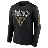 Men's Fanatics Black Vegas Golden Knights Headline Long Sleeve T-Shirt