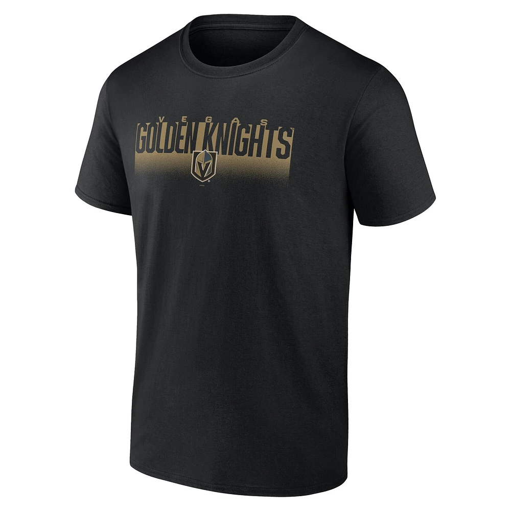 T-shirt emblématique des Golden Knights de Vegas pour hommes Fanatics Black