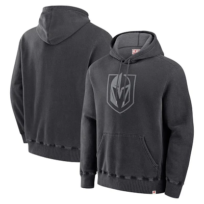 Sweat à capuche en polaire noir Vegas Golden Knights pour hommes fabriqué au Canada Fanatics