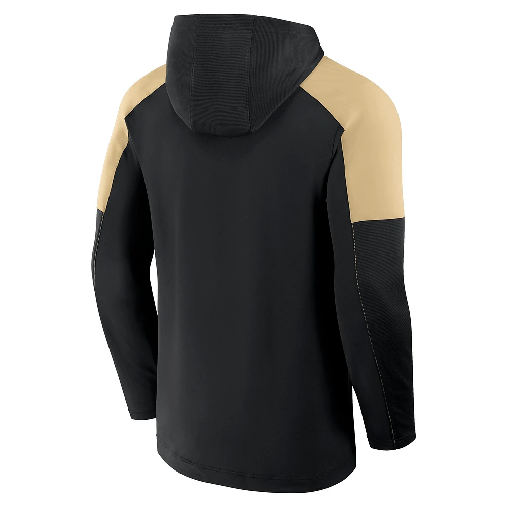 Sweat à capuche de transition Meta Game Fanatics Black Vegas Golden Knights pour homme
