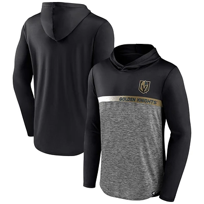 Men's Fanatics Black Vegas Golden Knights Podium Defender Pullover Hoodie