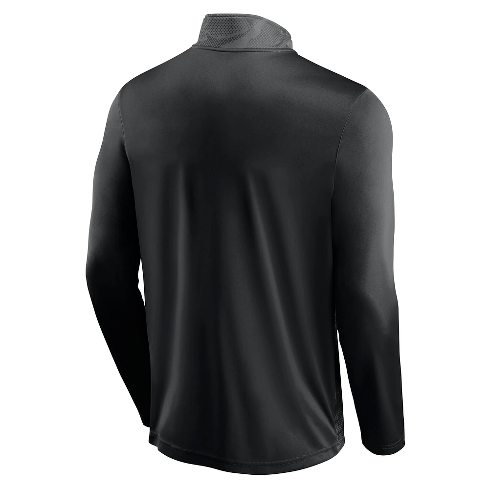 Men's Fanatics Black Vegas Golden Knights Shade Lightweight Quarter-Zip Pullover