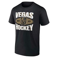 T-shirt Fanatics pour hommes, noir, fierté de l'équipe Vegas Golden Knights