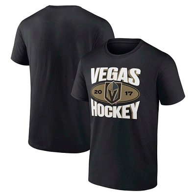 T-shirt Fanatics pour hommes, noir, fierté de l'équipe Vegas Golden Knights