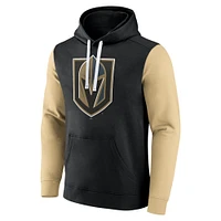 Sweat à capuche Fanatics Black Vegas Golden Knights Team pour hommes