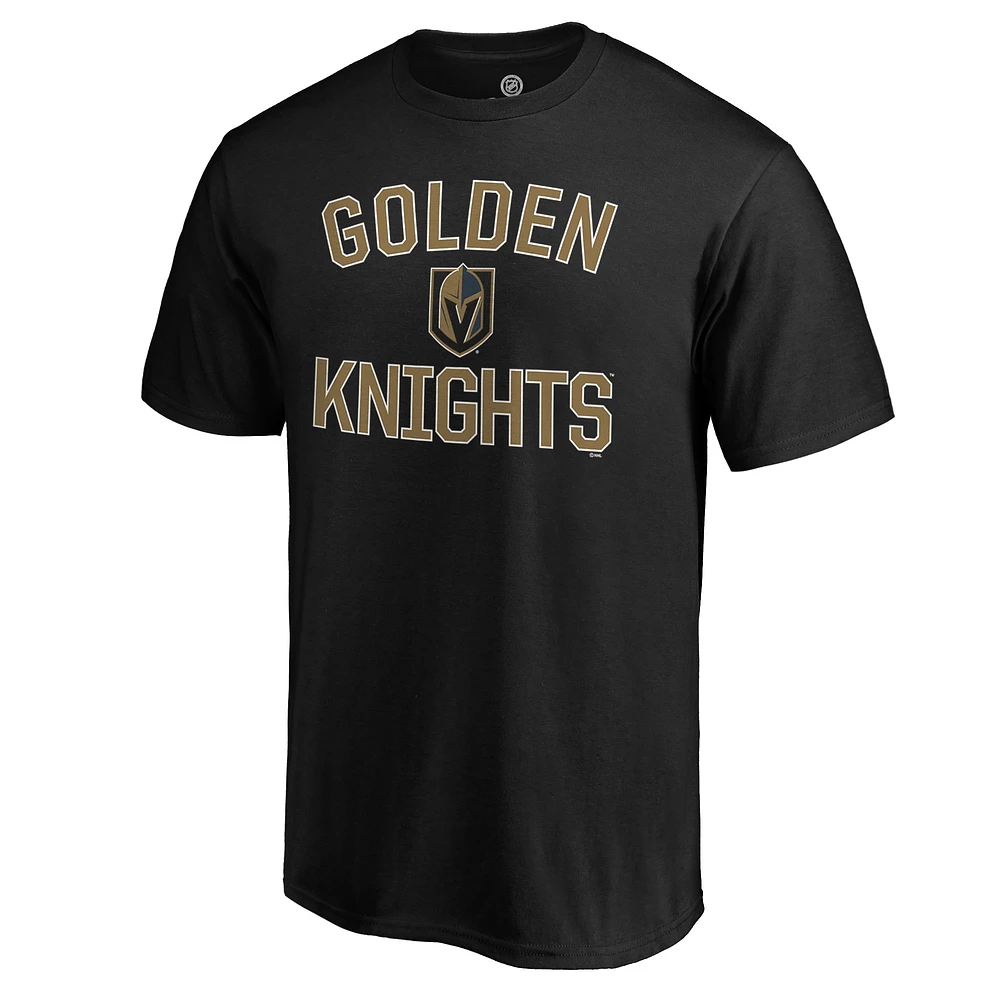 Men's Fanatics Black Vegas Golden Knights Team Victory Arch T-Shirt