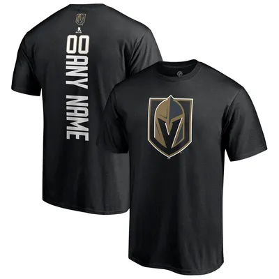 Vegas Golden Knights Fanatics Branded Personalized Playmaker Name & Number T-Shirt - Black