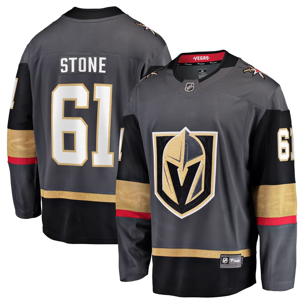 Men's Fanatics Branded Mark Stone Gray Vegas Golden Knights Home Premier Breakaway Player Jersey