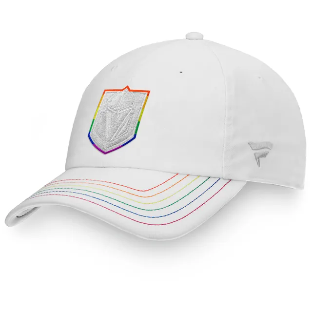 Lids Arizona Coyotes Fanatics Branded Team Logo Pride Adjustable Hat -  Black