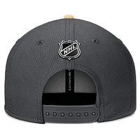 Men's Fanatics Charcoal Vegas Golden Knights 2024 NHL Draft Snapback Hat