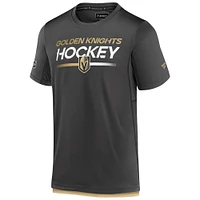 Men's Fanatics  Charcoal Vegas Golden Knights Authentic Pro Tech T-Shirt