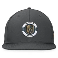 Men's Fanatics Charcoal Vegas Golden Knights Authentic Pro Training Camp Snapback Hat