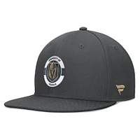 Men's Fanatics Charcoal Vegas Golden Knights Authentic Pro Training Camp Snapback Hat