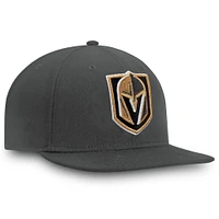 Men's Fanatics Charcoal Vegas Golden Knights Core Fitted Hat