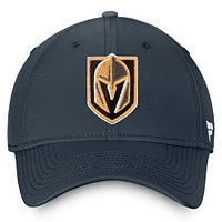 Casquette Fanatics pour homme avec logo principal Flex, couleur charbon Vegas Golden Knights