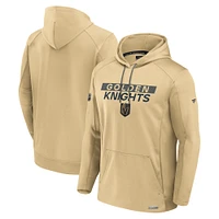 Men's Fanatics  Gold Vegas Golden Knights Authentic Pro Alternate Fleece Pullover Hoodie