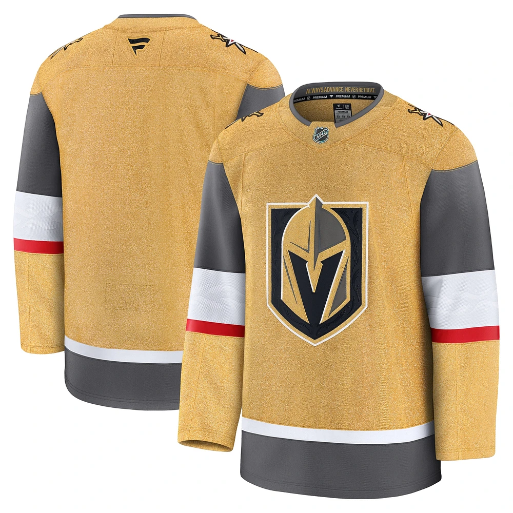 Maillot domicile Premium Fanatics Gold Vegas Golden Knights pour homme