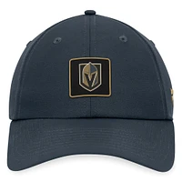 Casquette de performance réglable authentique Pro Fanatics Grey Vegas Golden Knights pour hommes