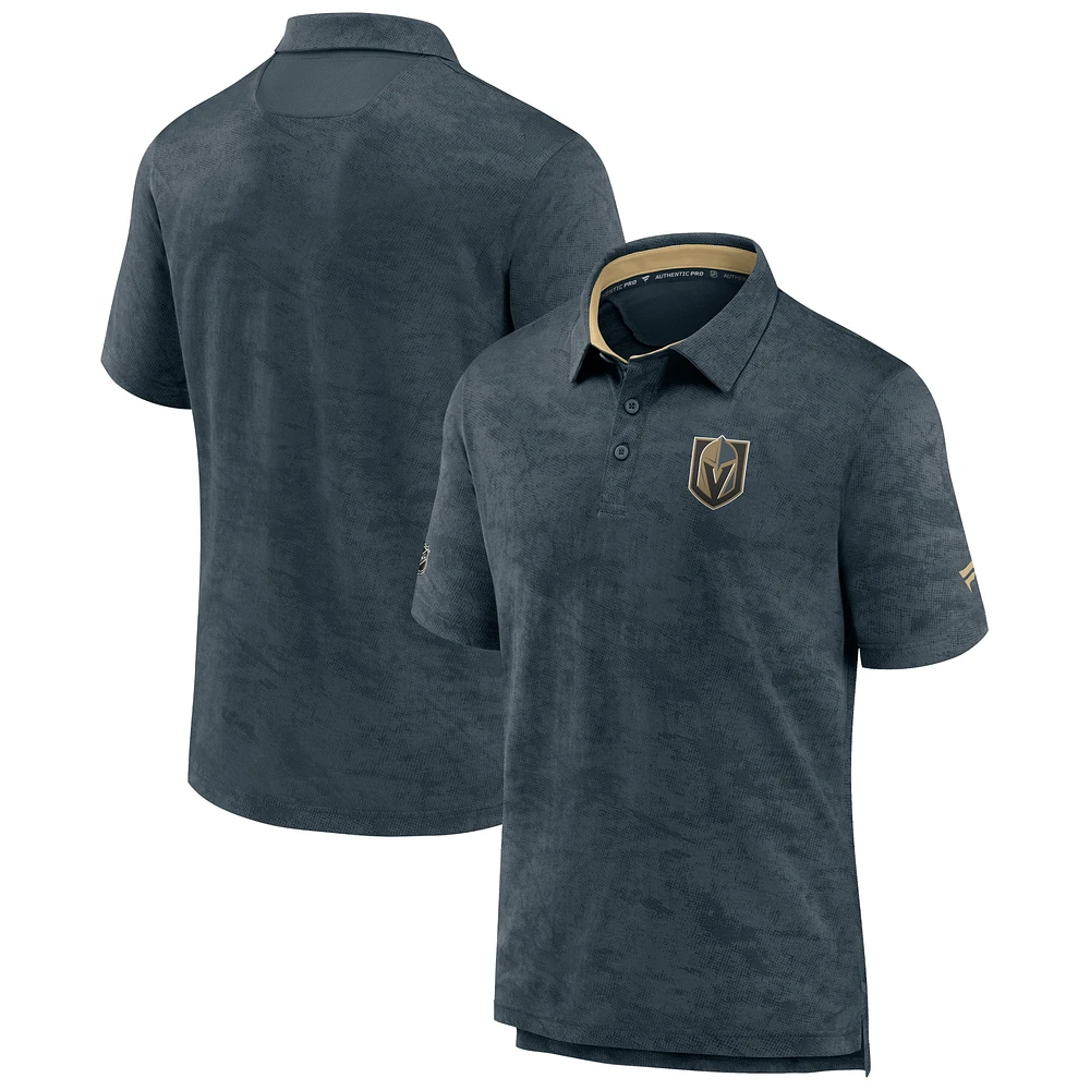 Fanatics pour hommes gris Vegas Golden Knights Authentic Pro - Polo