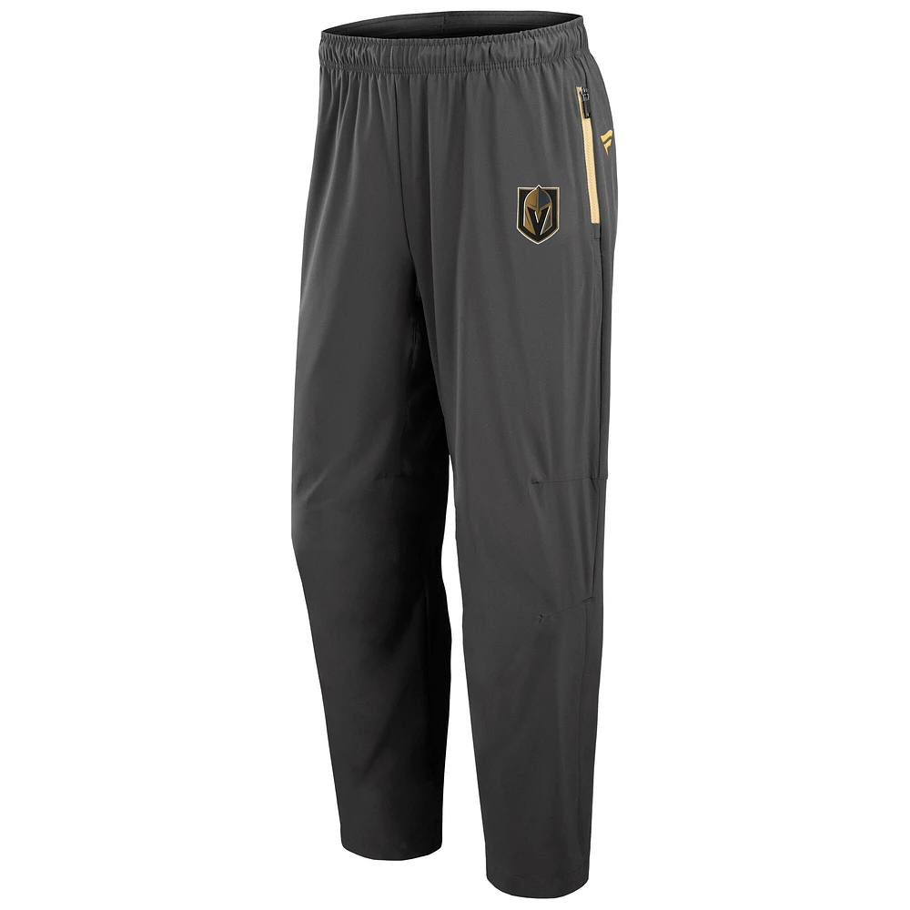 Pantalon de patinoire authentique Fanatics Grey Vegas Golden Knights pour homme