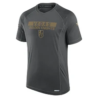 T-shirt technique authentique Pro Rink pour homme Fanatics gris Vegas Golden Knights