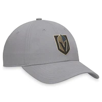 Casquette ajustable pour hommes Fanatics Grey Vegas Golden Knights Extra Time