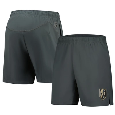 Short d'entraînement technique gris Fanatics pour homme des Golden Knights de Vegas