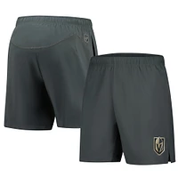 Short d'entraînement technique gris Fanatics pour homme des Golden Knights de Vegas