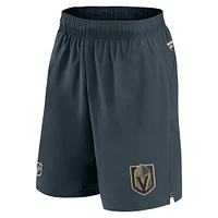 Men's Fanatics Heather Charcoal Vegas Golden Knights Authentic Pro Tech - Shorts