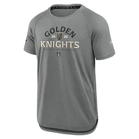 Men's Fanatics Heather Gray Vegas Golden Knights 2025 Stanley Cup Playoffs Authentic Pro Rink Performance T-Shirt