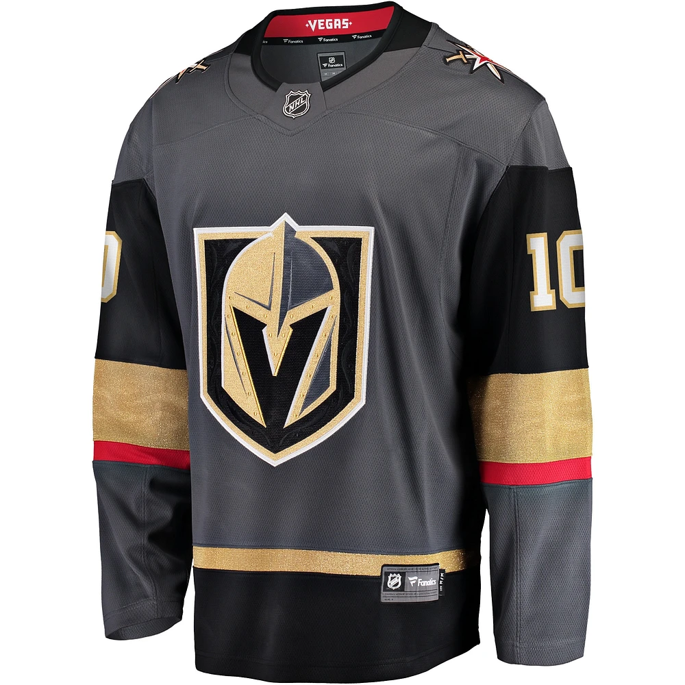 Fanatics pour hommes Nicolas Roy Gris Vegas Golden Knights Home Breakaway Player Maillot