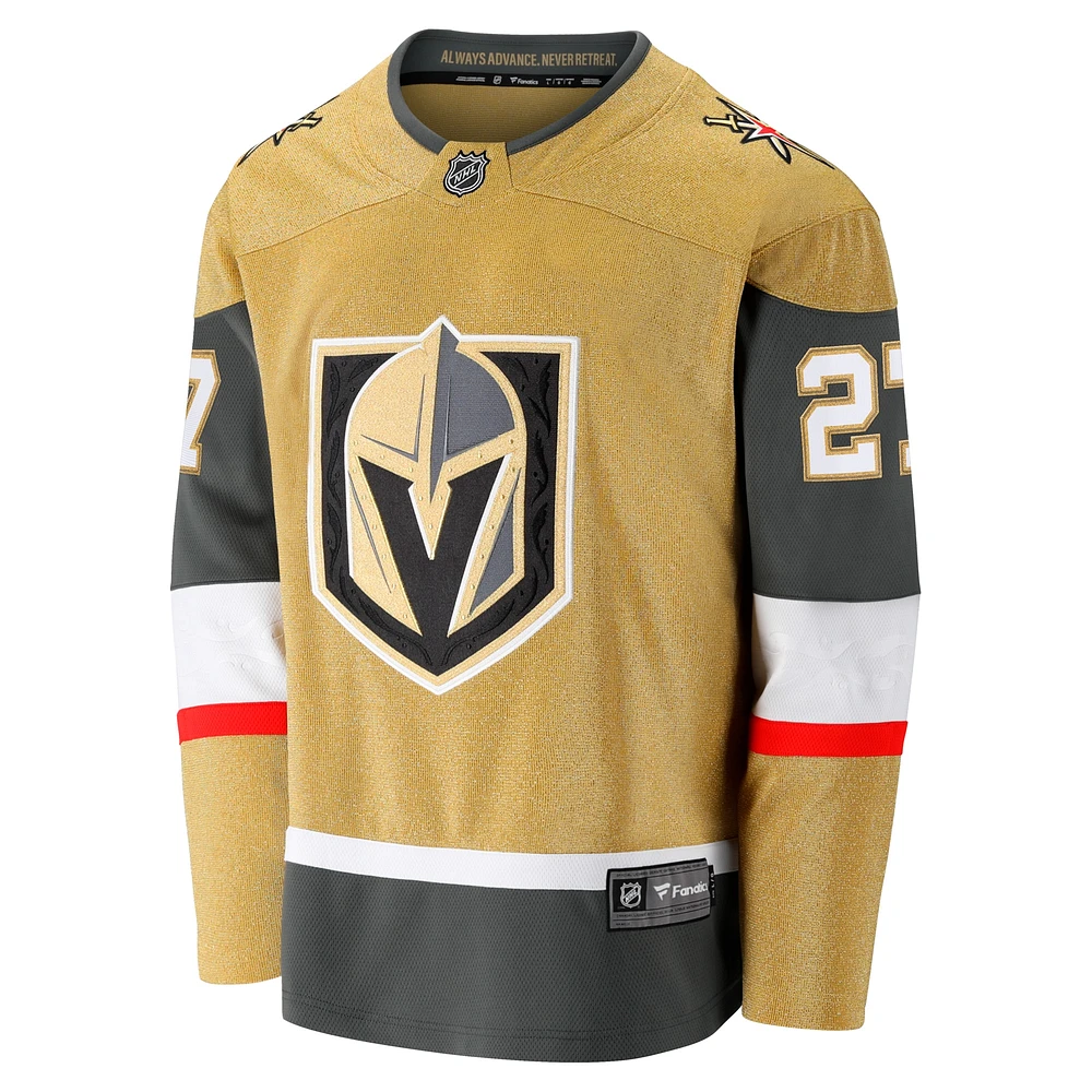 Maillot d'évasion à domicile Fanatics Shea Theodore Gold Vegas Golden Knights pour hommes