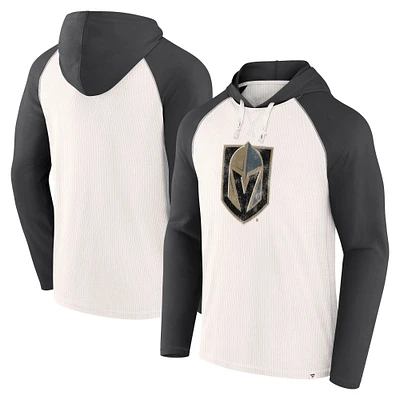 Men's Fanatics White Vegas Golden Knights Vintage Winger Pullover Hoodie