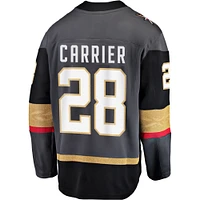 Men's Fanatics William Carrier Gray Vegas Golden Knights Breakaway - Player Jersey